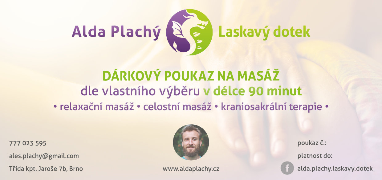 Dárkový poukaz, kraniosakrální biodynamika Brno